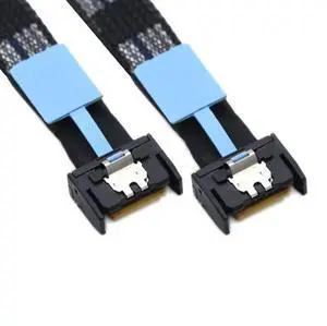 Vszerda Cable PCI-E 5.0 Mini Cool Edge IO MCIO PCI-E 4i 38Pin Male to MCIO 4i SFF-TA-1016 Extender Cable 50cm