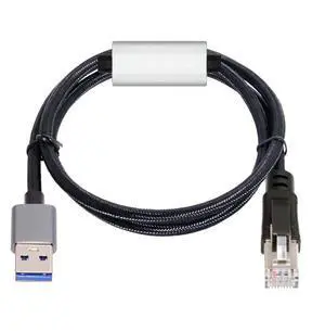 Vszerda Cable USB to Ethernet Cable USB3.0 Type-A to RJ45 Male Cord Directly Connected 1000Mbps Gigabit LAN Network Compatible with USB2.0