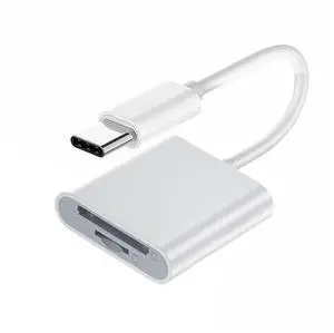 Vszerda USB 2.0 Type C USB-C to TF Micro SD SDXC SDHC Card Reader Adapter Compatible with MAC Laptop Tablet Phone