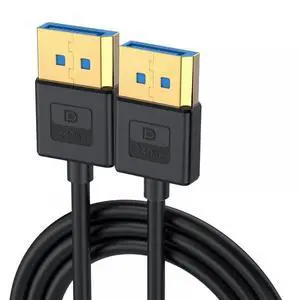Vszerda Cable Ultrafine DisplayPort 1.4 DP to DP Cable 8K 60hz Cable Ultra-HD UHD 4K 144hz for Desktop Laptop Monitor Graphics Card (100cm), Black