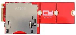 Vszerda NVMe NGFF M.2 M-Key Mainboard to CF Express Extension Adapter M2 M-Key for CFE Type-B Support R5 Z6 Z7 Memory Card
