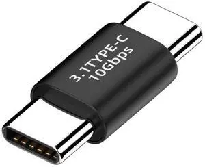 Vszerda 10Gbps USB 3.1 Type-C Male to Male Extension Power Data Video Adapter Reversible for Laptop Phone