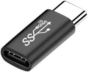 Vszerda 10Gbps USB 3.1 Type-C Male to Female Extension Power Data Video Adapter Reversible for Laptop Phone