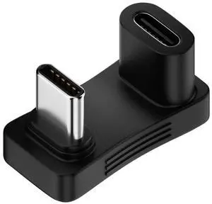 Vszerda 10Gbps USB3.0 Type C Male to Female Power Data Video Adapter Opposite U Shape Back Angled Compatible with Deck Phone Laptop Vszerda 10Gbps USB3.0 Type C Male to Female Power Data Video Adapter Opposite U Shape Back Angled Compatible with Deck Phone Laptop