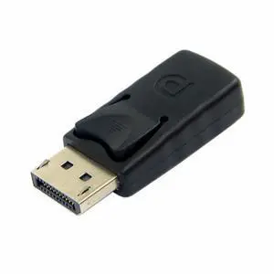 Vszerda Adapter Virtual Display Adapter 4K DP Displayport DDC EDID Dummy Plug Headless Ghost Display Emulator HDTV Black Color 4K@17Hz