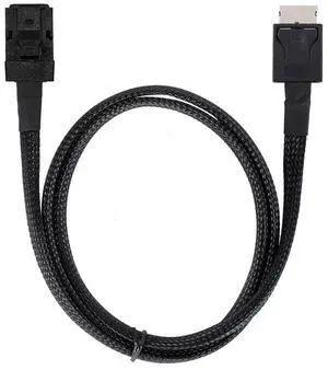 Vszerda Cable OcuLink PCIe PCI-Express SFF-8611 4i to Mini HD SFF-8643 SSD Data Active Cable 50cm