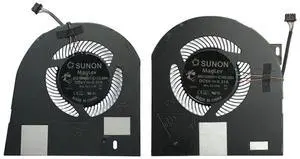 CPU + GPU Cooling Fan Replacement for D.ell Precision 7530 M7530 7540 P74F Series MG75090V1-C170-S9A MG75090V1-C160-S9A DC5V