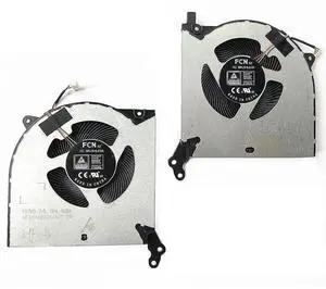 CPU+GPU Cooling Fan Replacement for L.enovo Legion Y7000P 2020H Y550-15E Y7000 R7000 (2020) Legion 5 5i 15IMH05H Series DFS2400125Q0T FN50 DFSCK22115181Q FN51 DC12V