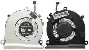 2Pcs CPU Cooling Fan Replacement for HP Pavilion Gaming 15-EC 15-ec0013dx 15-ec0751ms 15-ec0054ax 15-ec0010nr 15-ec0075ax 15-ec0001ne 15-ec0078ax 15-ec0001ne 16-A 16-A0010CA L77560-001