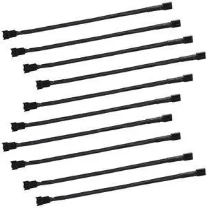 Vszerda 10.6" pwm Fan Extension Cable4 pin Fan Extension CableCable Extension pcPC Fan Extension Cable, PWM Fan Extension Cable, PWM Extension Cable (10.6"27cm 10pcs)