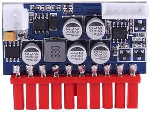 Vszerda 12V ATX Power Supply,90W DC-ATX Power Supply DC Input 20 Pin Power Module for Mini & HTPC Computer POS Machine