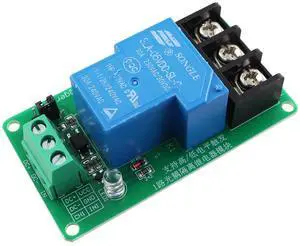 Vszerda 1 Channel 5V Relay Module with Optocoupler Isolated Load for PLC Automation Equipment Control Industrial Control High Low Level Trigger Internet of Things Control Home Smart Control