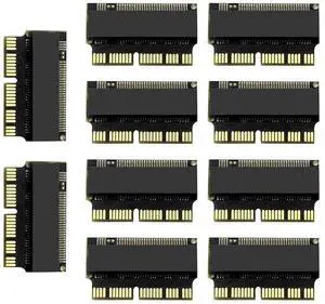 Vszerda M.2 Adapter M.2 NVME SSD Convert Adapter NVMe PCIe M2 NGFF to SSD for Laptop for Air Pro 2013 2014 2015 A1465 A1466 A1502 A1398 PCI-E x4 (10PCS)