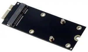 Vszerda New mSATA SSD to SATA 7+17 Pin Adapter Card 2012 Mini PCIe SATA SSD Converter Card for Pro MC975 MC976 A1425 A1398