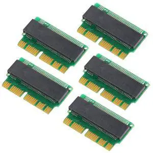 Vszerda M.2 NGFF NVME SSD Adapter Card M Key M.2 PCIe X4 NGFF AHCI 2280 SSD 12 16Pin Adapter Card for MacBook Air 2013 2014 2015 A1465 A1466 Mac Pro A1398 A1502