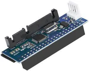 Vszerda 39 Pin IDE to SATA Connector SATA IDE Adapter 3.5 HDD IDE/PATA Hard Disk Adapter Converter Card with Data Power Cable