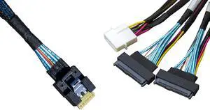 Vszerda 8X to 2*. Adapter,- 74pin to 2*- 68pin Cable with Power, 75CM Vszerda 8X to 2*. Adapter,- 74pin to 2*- 68pin Cable with Power, 75CM