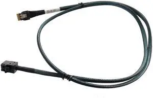 Vszerda SlimSAS 4X to MiniSAS HD 4X, SFF-8654 38pin to SFF-8643 36pin Cable, 80cm, 24Gbps SAS, 8GT/s PCIe, SAS3.0 Compatible, Server Compatible
