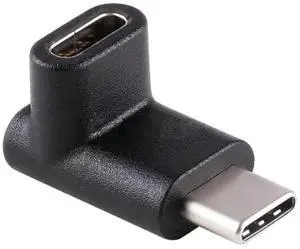 Vszerda 90 Degree Up or Down Angled Reversible USB 3.1 Type-C Male to Female Extension Power Data Video Adapter for Laptop Phone Vszerda 90 Degree Up or Down Angled Reversible USB 3.1 Type-C Male to Female Extension Power Data Video Adapter for Laptop Phone