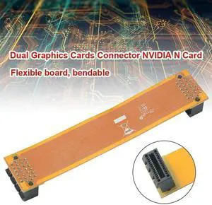 Vszerda Crossfire Cable PCI-E Adapter Dual Graphics Cards Connector N Card SLI Bridge Vszerda Crossfire Cable PCI-E Adapter Dual Graphics Cards Connector N Card SLI Bridge