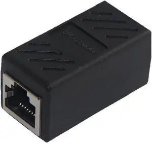 RJ45 Ethernet Coupler Cat 8 Cat7 Cat6 Cat5e SSTP - Network Jack In-Line Female to Female Lan Patch Cord Cable Extender Connector Adapter 1pack