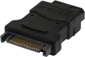 SATA to Molex Adapter,15Pin SATA Male to 4Pin IDE Molex LP4 Female Power Adapter Converter Jack for PC ATX EPS PSU to IDE Hard Drive Connector