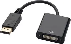 DisplayPort to DVI DVI-D Adapter, Gold Plated 1080p DP to DVI Passive Converter Male to Female, 1920x1200