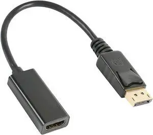 Gold Plated DisplayPort to HDMI-compatible Passive Converter - DP to HDMI-compatible Adapter - 1920x1080p