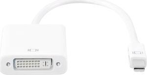 1080p Thunderbolt Mini DisplayPort to DVI-D Passive Converter - Mini DP to DVI Adapter - 1920x1200 - MDP to DVI - White