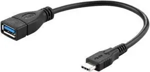 8 USB-C to USB 3.0 Type A OTG Adapter, Converts USB-C to USB-A Female, Compatible w/ MacBook 2016, Samsung Galaxy Note 8, Galaxy S8 S8+ S9, Google Pixel, Nexus, etc.