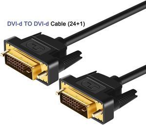 Vszerda High Speed DVI to DVI Cable 10ft/3M, Gold Plated Plug DVI-D 24+1 Cable Male to Male Digital Video Monitor Cable,Support 1080P, for Gaming, DVD, HDTV and Projector