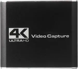 Capture Card 1080p 60fps, 4K HDMI Video Game Capture Card to USB/Type-C with Microphone & HDMI Loop-Out, Low Latency Record Broadcast Live Streaming Compatible with Nintendo Switch/PS4/PS5/Xbox One