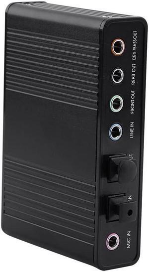 USB 5.1 Audio Sound Card Optical Digital 6 Channel for PC/Laptop
