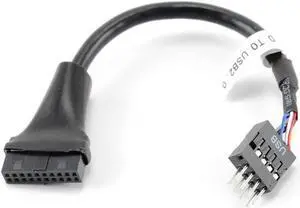 4" USB 3.0 20-Pin Motherboard Header Female to USB 2.0 8-Pin Male Adapter