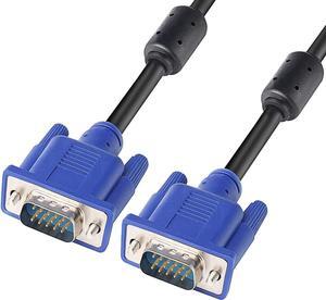 VGA to VGA Monitor Cable, 15 pin 1080P Full HD Male to Male Cor for Computer PC Laptop to Monitor Screen Projector with VGA Plug Port (3.3 Feet)