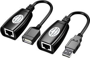 USB to cat5 Adapter USB RJ45 Ethernet for Cat6/5/5e Extension Cable Adapter USB 2.0 Extender  Cat5 Extender Cable Adapter