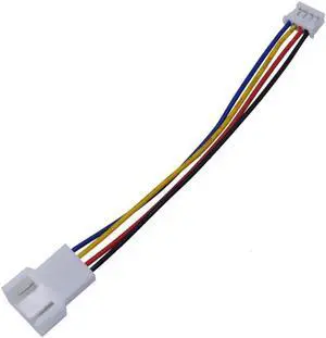 5Pcs PC Graphics Card Motherboard PWM MINI 4Pin PH2.0 To 4Pin Fan Cable Connector Adapter 1 To 2 Y Splitter 4Pin To Daul 2X4Pin