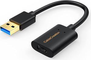USB3.1 USB C Female to USB Male Adapter Cable 5Gbps  USB to USB C Adapter USB C to A Adapter Female USB C Adapter for Laptops Oculus Quest Link Logitech StreamCam Other USB-A Devices