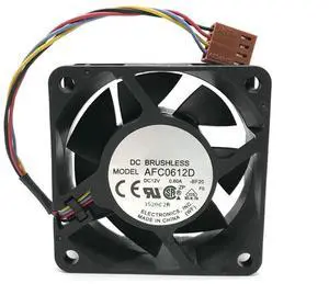 AFC0612D 60mm 6025 60x60x25mm 12V 0.60A 4-Wire 4Pin PWM Double Ball Bearing High Volume Air Cooling Fan
