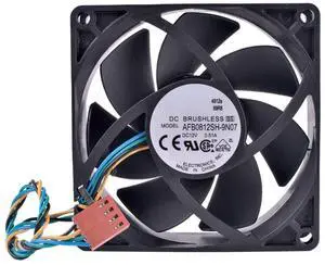 AFB0812SH-9N07 8cm 80mm Fan 8025 12V 0.51A Computer Motherboard CPU 4-Wire 4Pin PWM high Volume air Cooling Fan