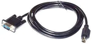VGA 15-PIN MALE TO S TERMINAL MINI DIN 8-PIN VIDEO ADAPTER CABLE, VGA 15-PIN TO MD 8-PIN TV BOX TO COMPUTER GRAPHICS CARD CABLE 5M Length
