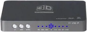 HDMI Converter/2D to 3D/Video Converter Left and Right Up and Down Format to 3D Suitable Projection Blu-Ray Film US Plug