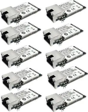 Eport-E20 Network Server Port FreeRTOS TTL Serial to Ethernet Embedded Module DHCP 3.3V DHCP TCP IP Telnet Converter MCU (10pcs)