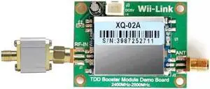 2-4G Power Amplifier 2W Routing Signal Amplifier for Signal Enhancement TDD Booster Module Board with 6DB Antenna (with 2450MHz Filter)