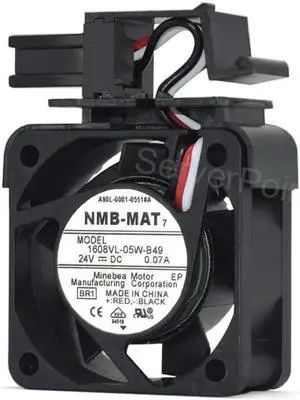 1608VL-05W-B49 Square Cooling Fan For NMB-MAT Minebea Motor Cooler 40*40*20mm 4020 DC24V 0.07A