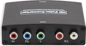 Component (YPbPr) + RCA Audio Input to HDMI 1.3 Output Converter