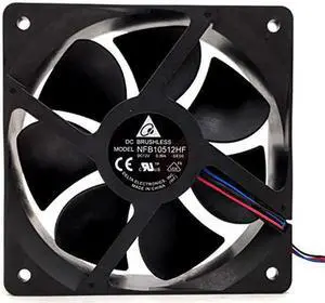 NFB10512HF Delta 12V 105mm Fan, 12V 0.39A 10532 3-Wire Projector Cooling Fan