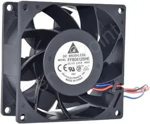 For 8038 3PIN UPS 12V 0.87A FFB0812SHE-ROO Three Lines Cooling Fan