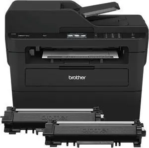 Brother Compact Monochrome Laser All-in-One Multi-function Printer, MFCL2750DWXL, Up to Two Years of Printing Included