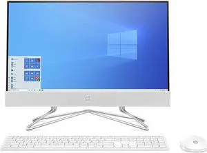 HP 21.5" All-in-One Desktop, AMD Athlon Silver 3050U Processor, AMD Radeon Graphics, 4 GB RAM, 128 GB Storage, Windows 10 Home (22-dd0110, 2021)